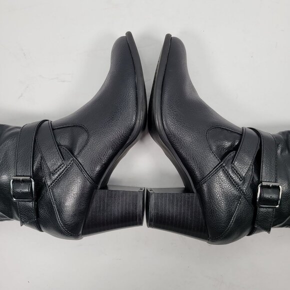 Cliffs By White Mountain Women's Black Tall High Boots US Size 7.5M - Picture 8 of 12